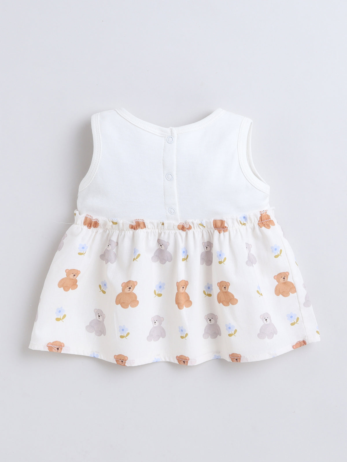 GIRLS DRESS   MM-509 OFF WHITE