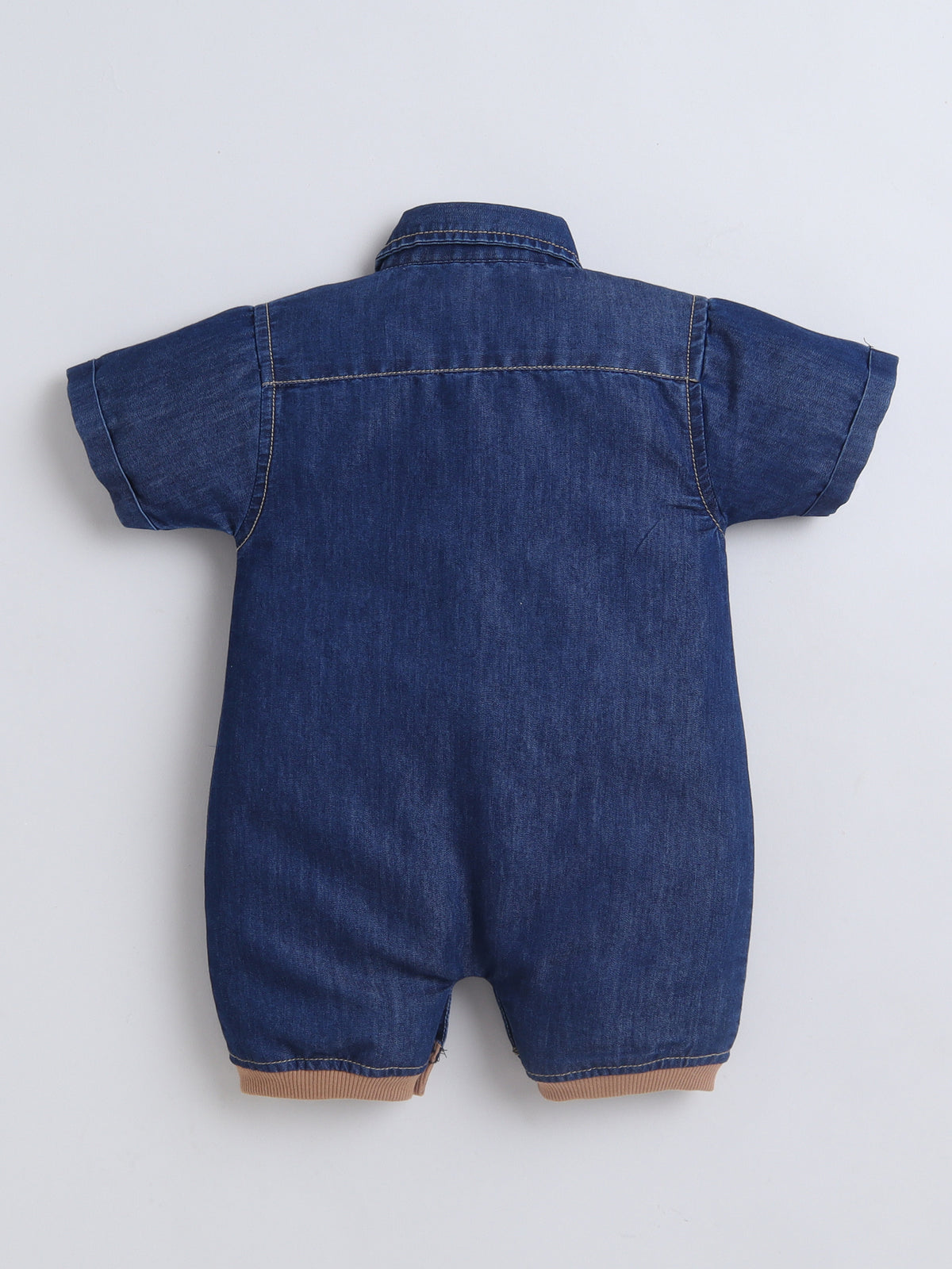 BOYS DENIM ROMPER   MM-168 light blue