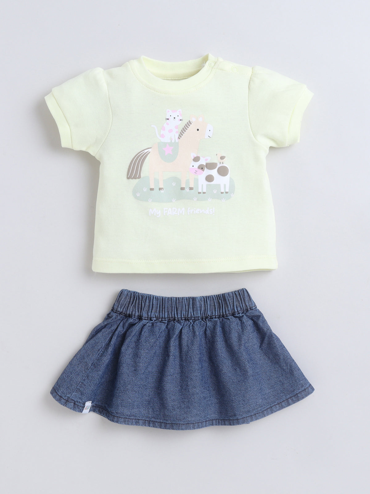 GIRLS 2PC SET  MM-559  YELLOW