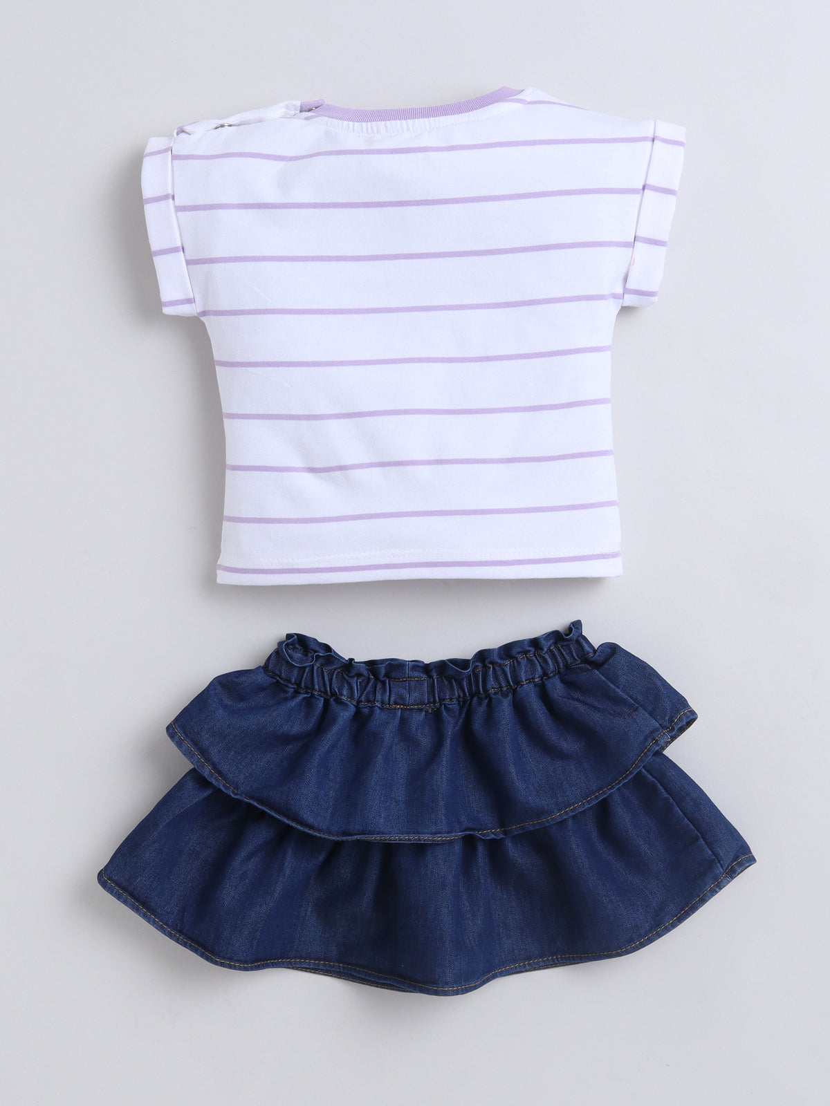 GIRLS 2PC SET  MM-554 PURPLE